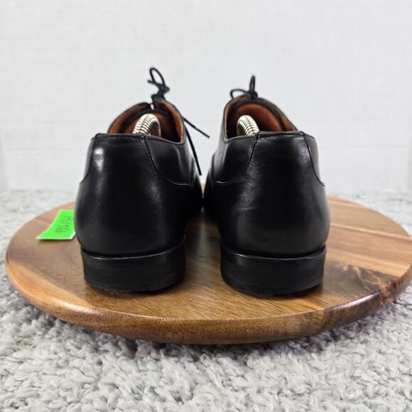 Wolf and Shepherd Mens 7.5EE Black Leather Cap Toe Business Oxford Dress Shoes main image 6